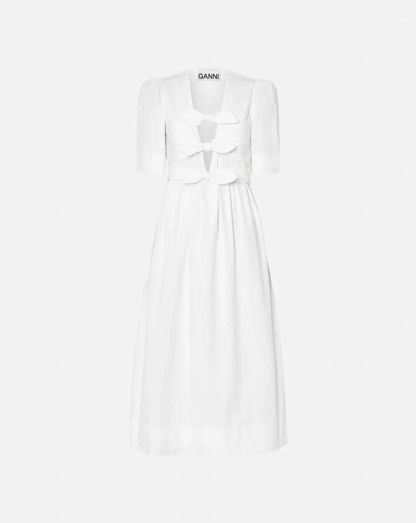 Vestido Ganni Washed Stretch W0306 151 GANNI 