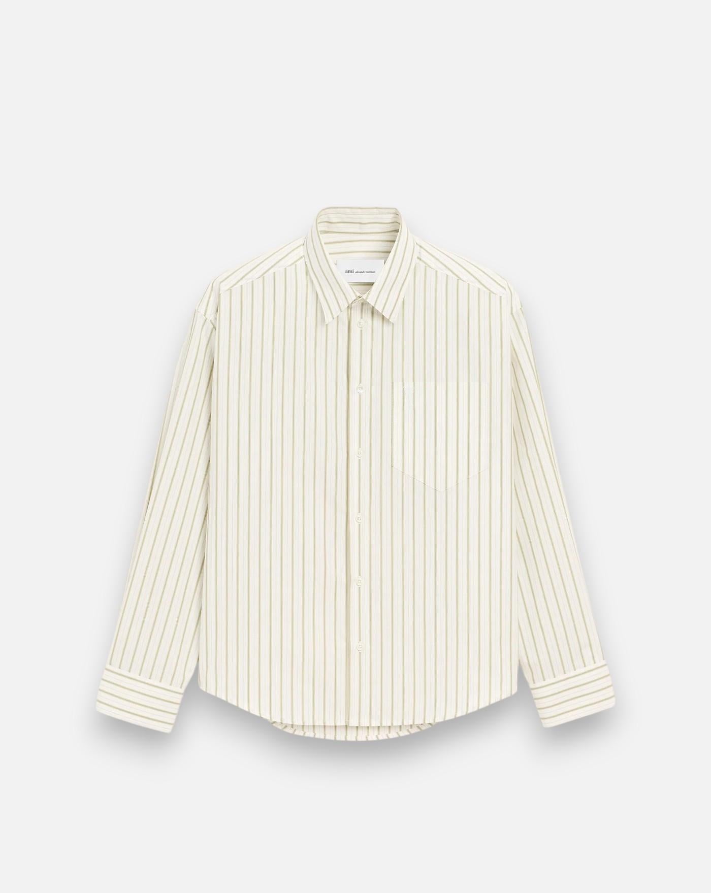Camisa Ami Paris Boxy Long Sleeves USH766CO0220 A075 AMI PARIS 