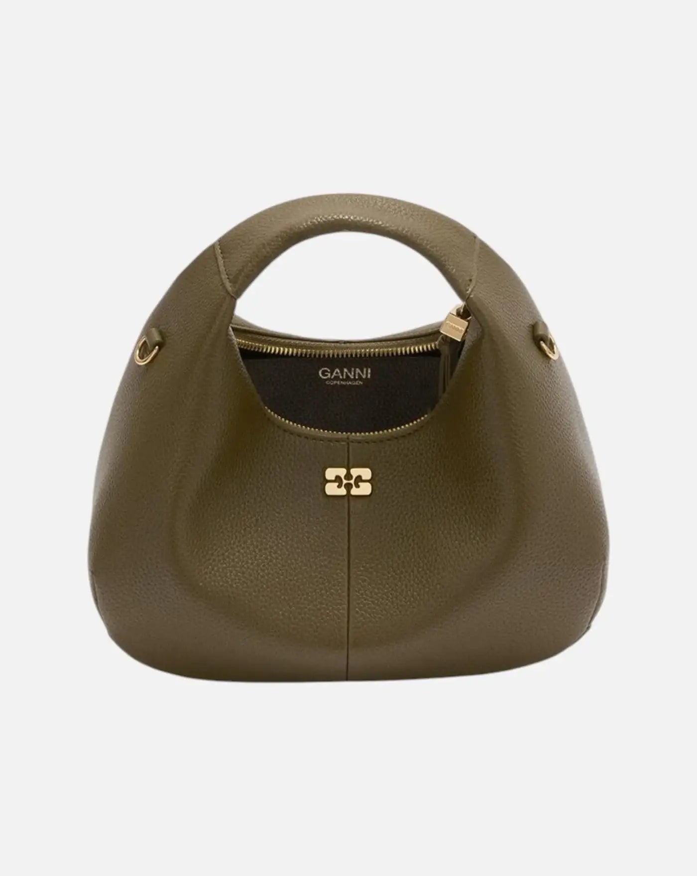 Bolso Ganni Hobo Mini Grained<BR/> C1040003 838 GANNI 
