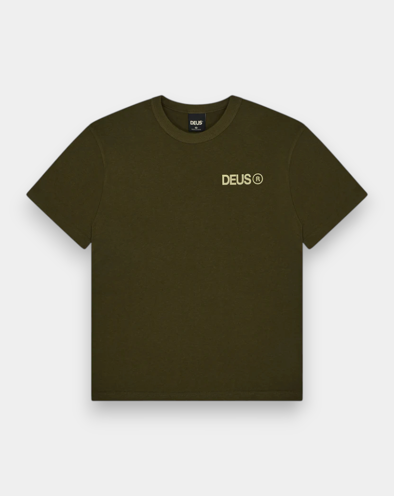 Camiseta Deus Ex Machina Beams Tee DMF251271C DARK OLIVE DEUS EX MACHINA 