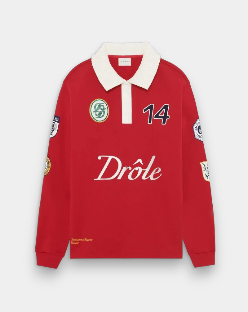 Polo Drole de Monsieur Le Polo Racing PL158 CO127 RD DROLE DE MONSIEUR 