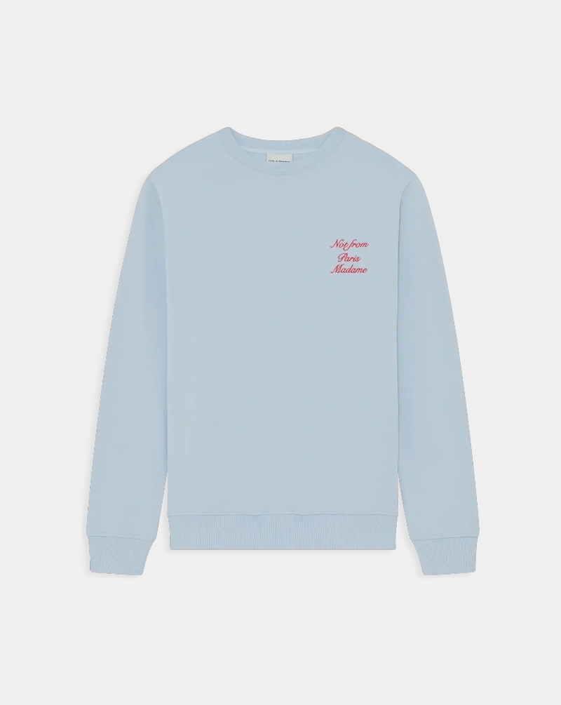 Sudadera Drole de Monsieur Slogan Calligraphy K-SW157 CO127LBE DROLE DE MONSIEUR 