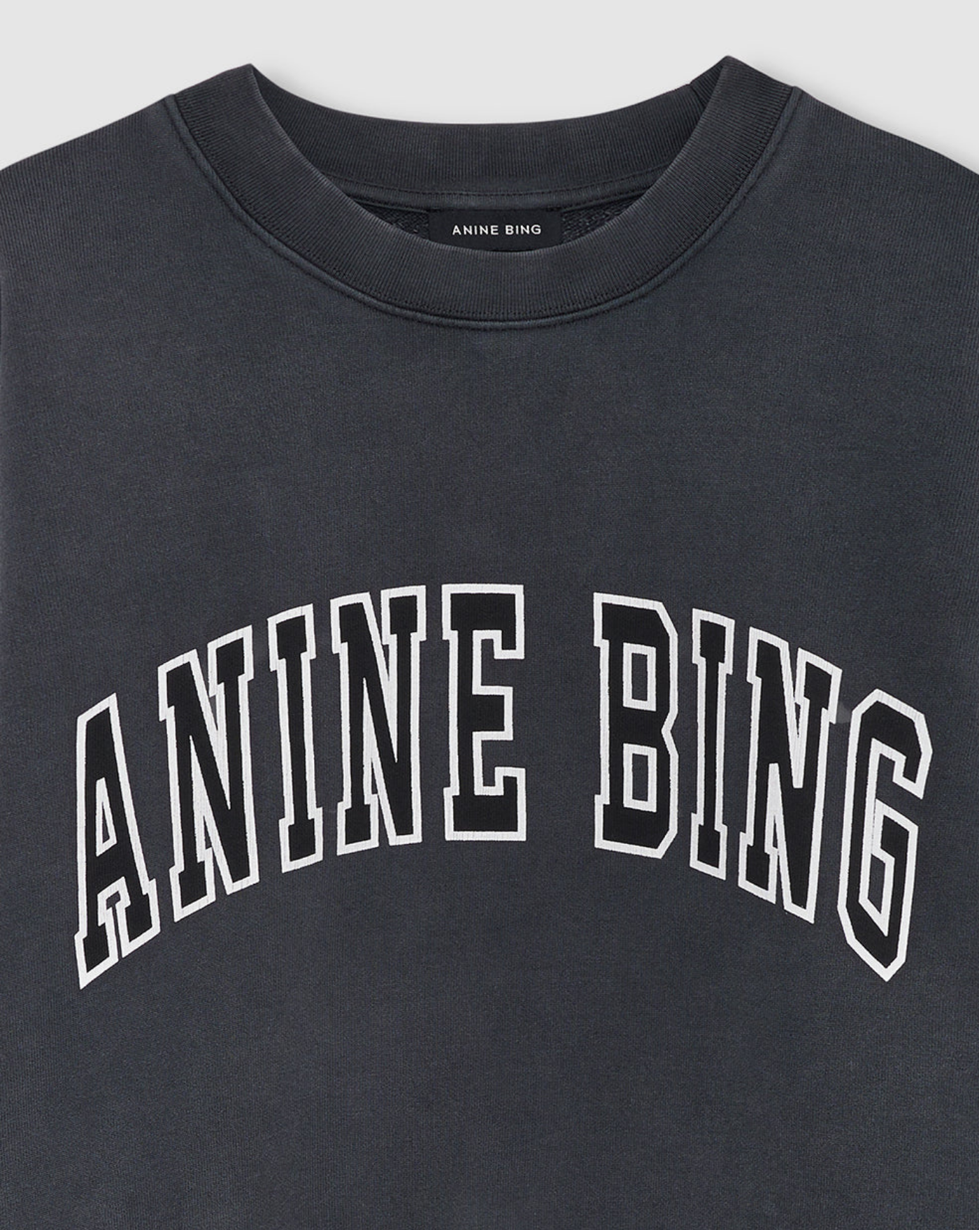 Sudadera Anine Bing Miles Sweatshirt New Classic A0812490 WBL1WASHED BLACK ANINE BING 