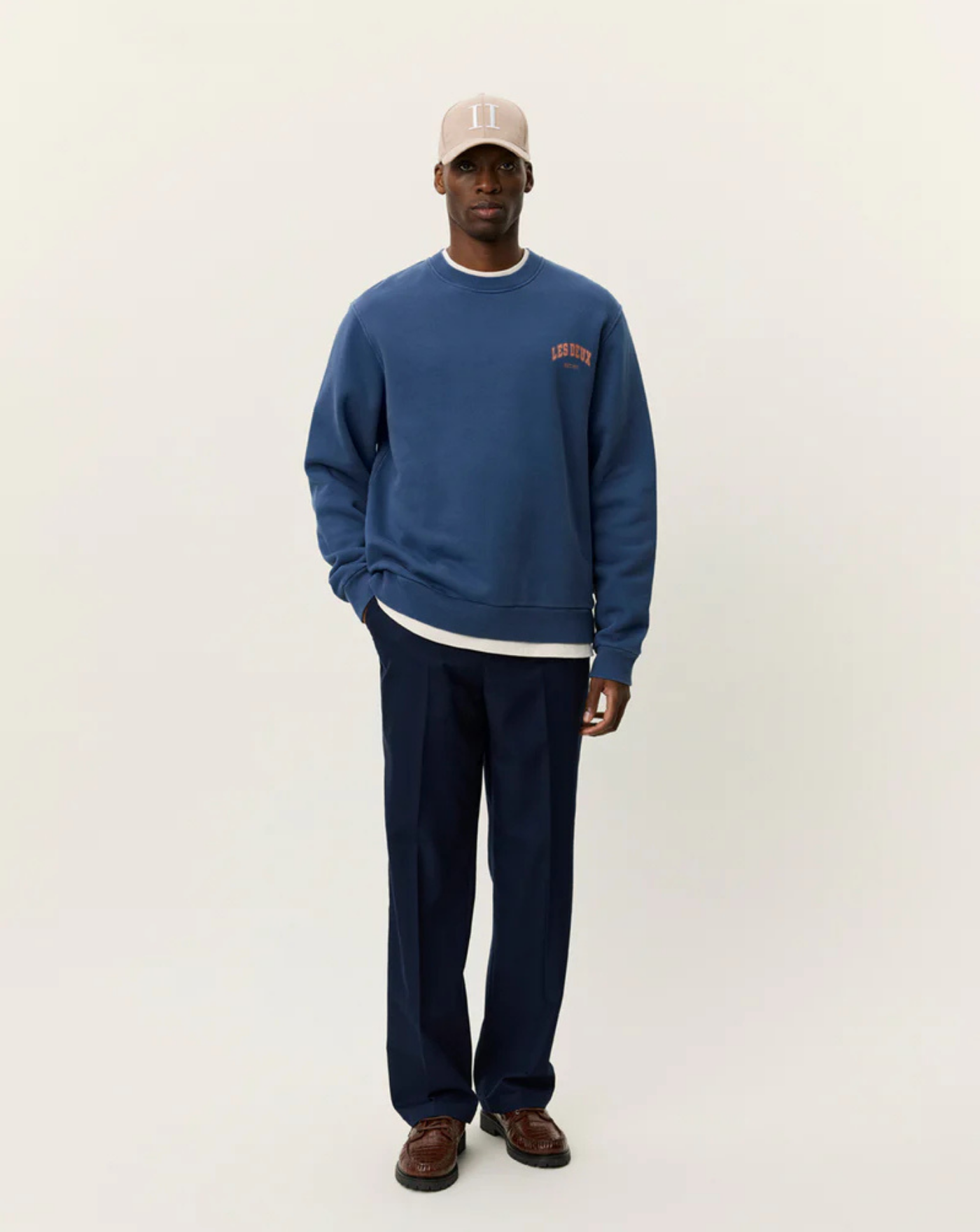 Sudadera Les Deux Brady Hoop Sweatshirt 1001474 430DARK DENIM BLUE LES DEUX 