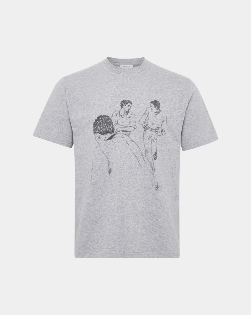 Camiseta Jw Anderson Cafe Scene JT0303PG1510 945 JW ANDERSON 