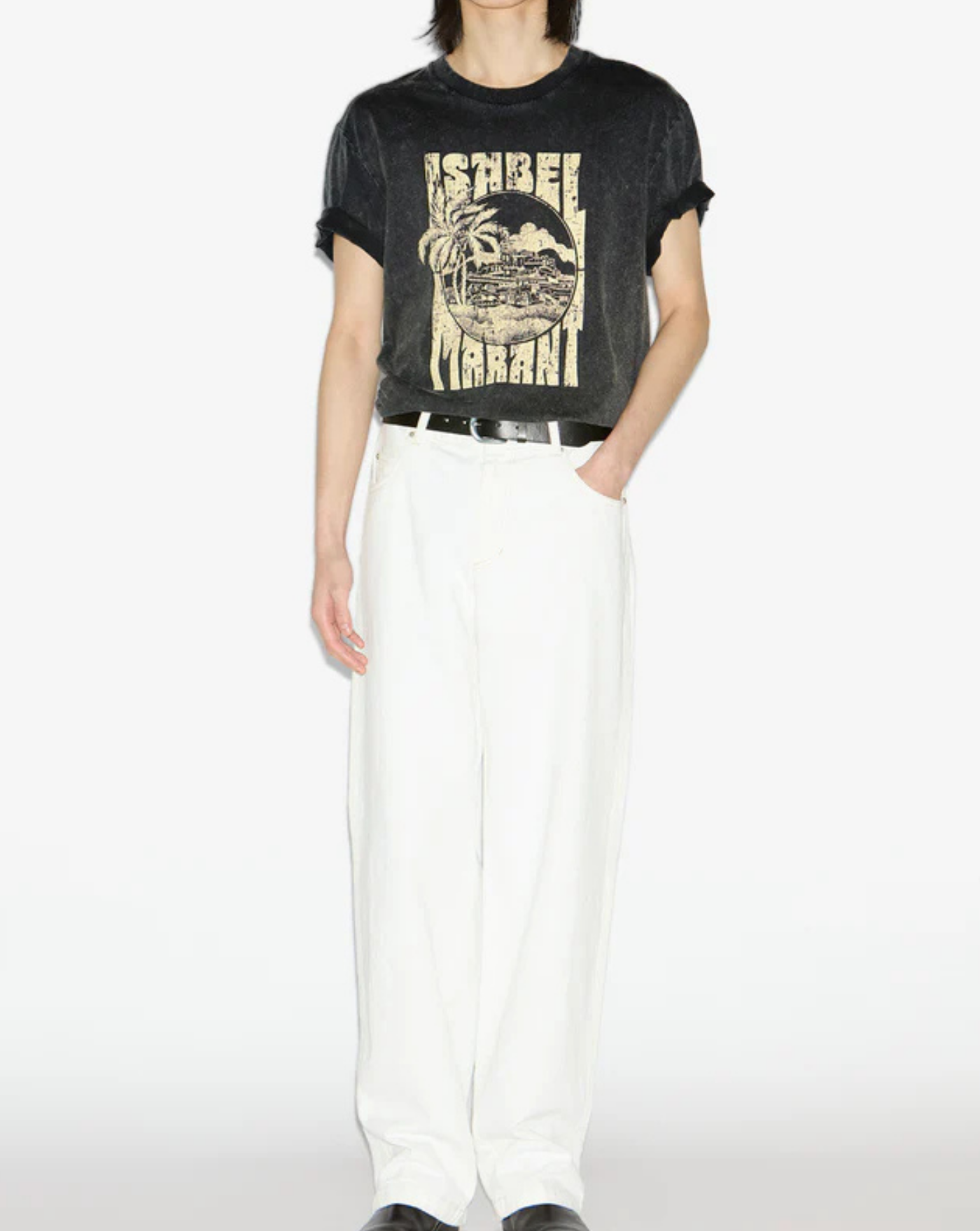 Camiseta Isabel Marant Honore TS0052HB C3N09H 02FK ISABEL MARANT 