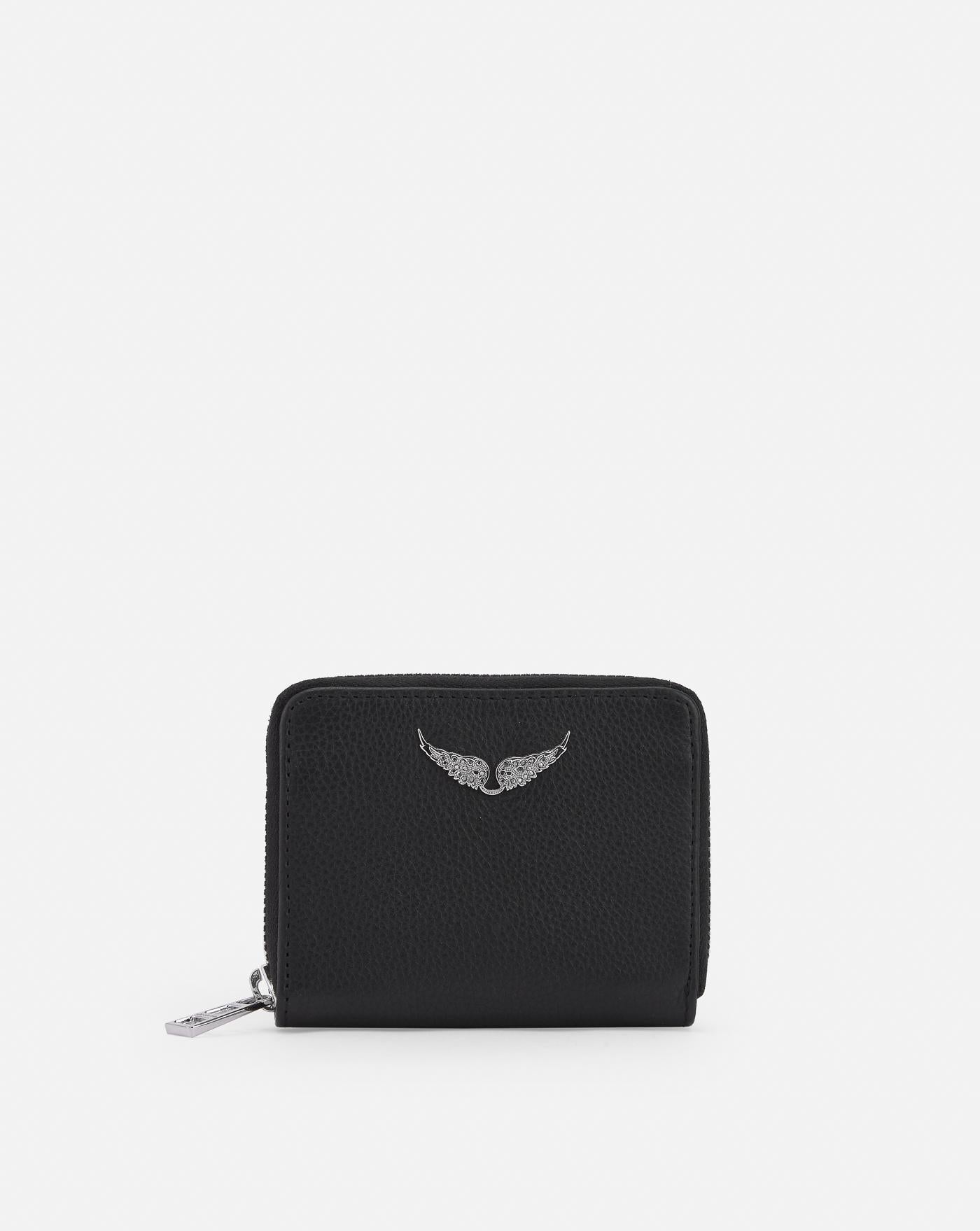 Cartera Zadig & Voltaire Mini Zv Grained Leather LWSG00004 NOIR 001 ZADIG & VOLTAIRE 