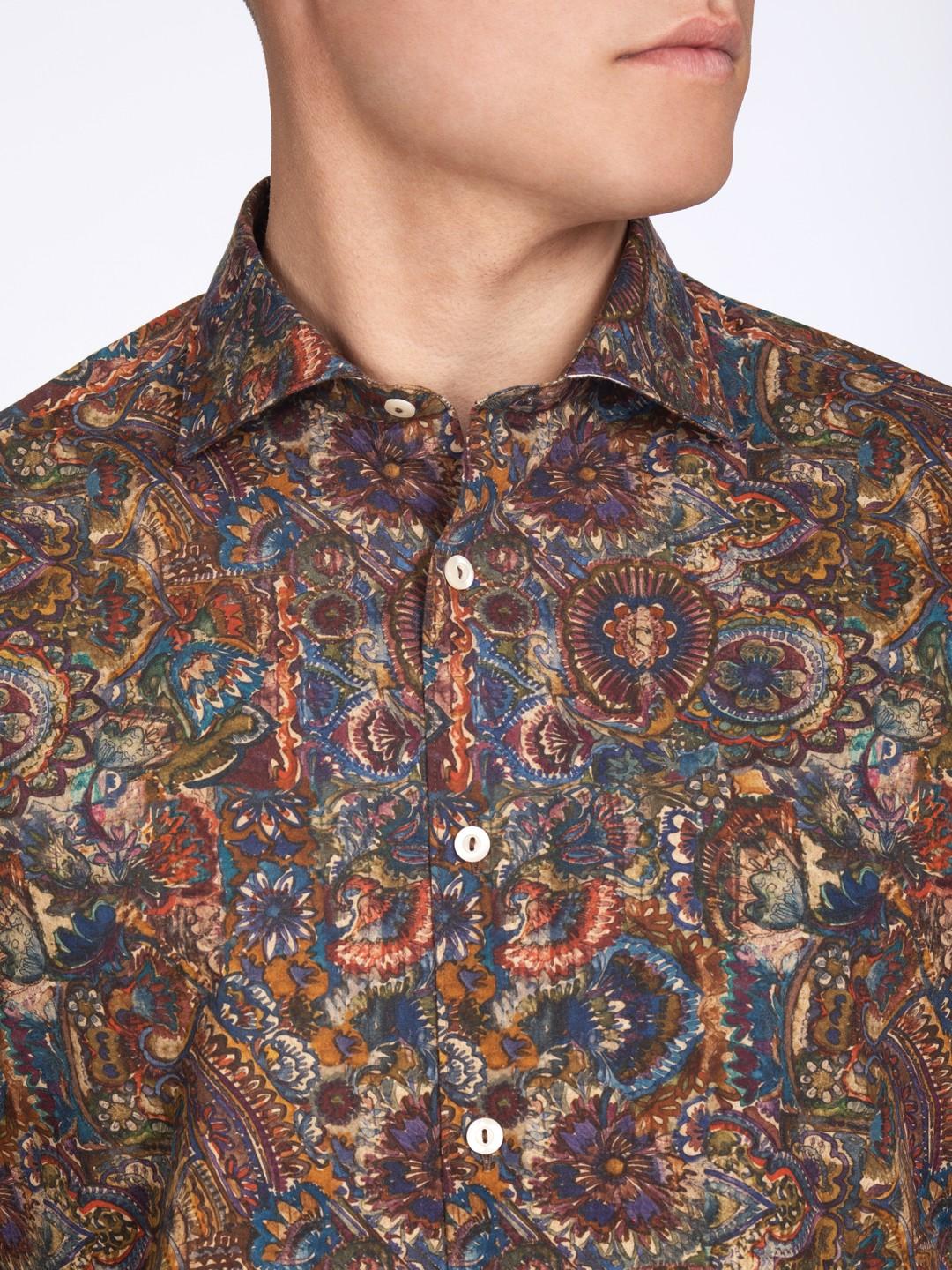 Camisa Tintoria Mattei Estampado 1RC4NJWFR2 25 TINTORIA MATTEI 