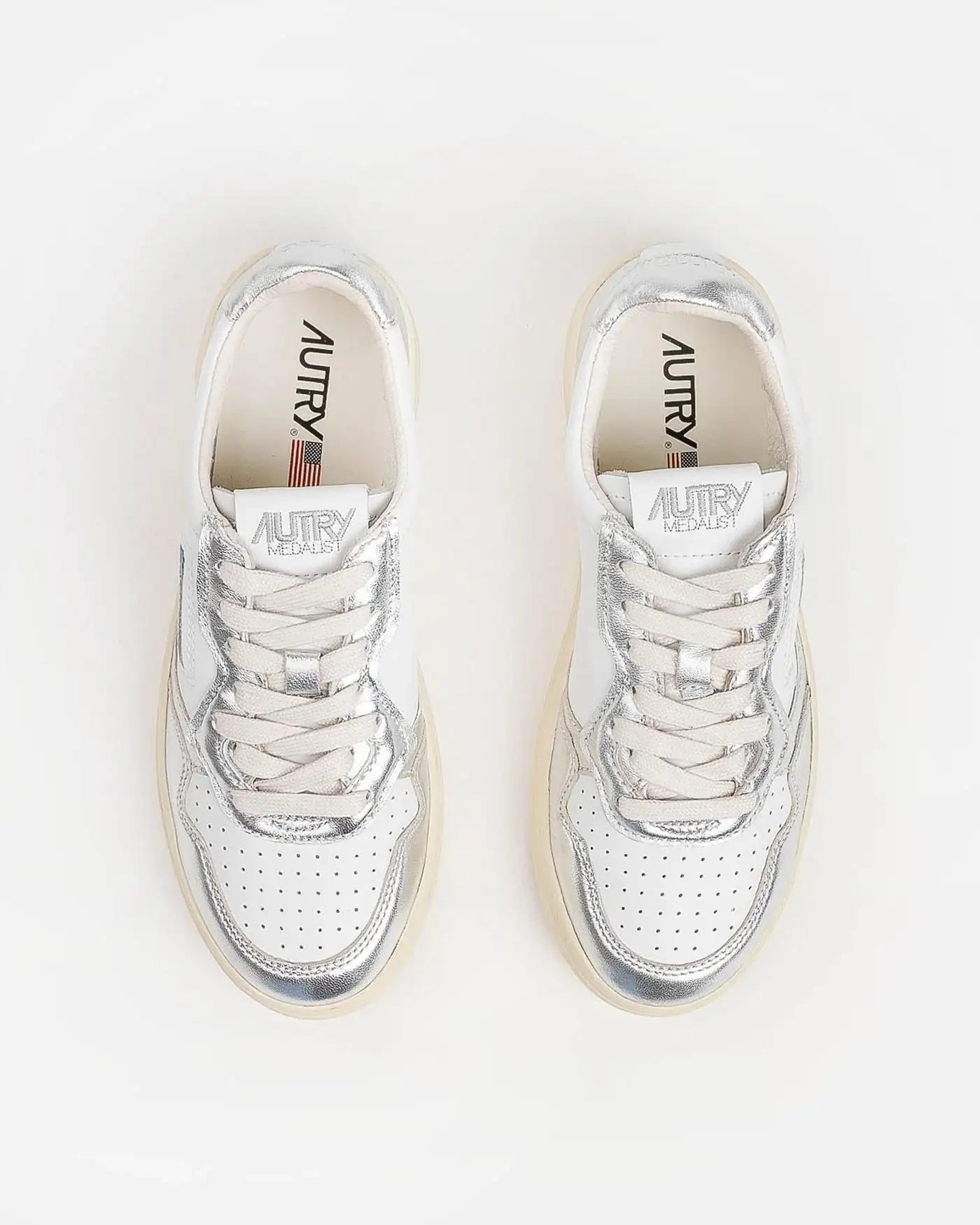 Zapatillas Autry Aulw WB18 AULW WB18 WHITE/SILVER AUTRY 