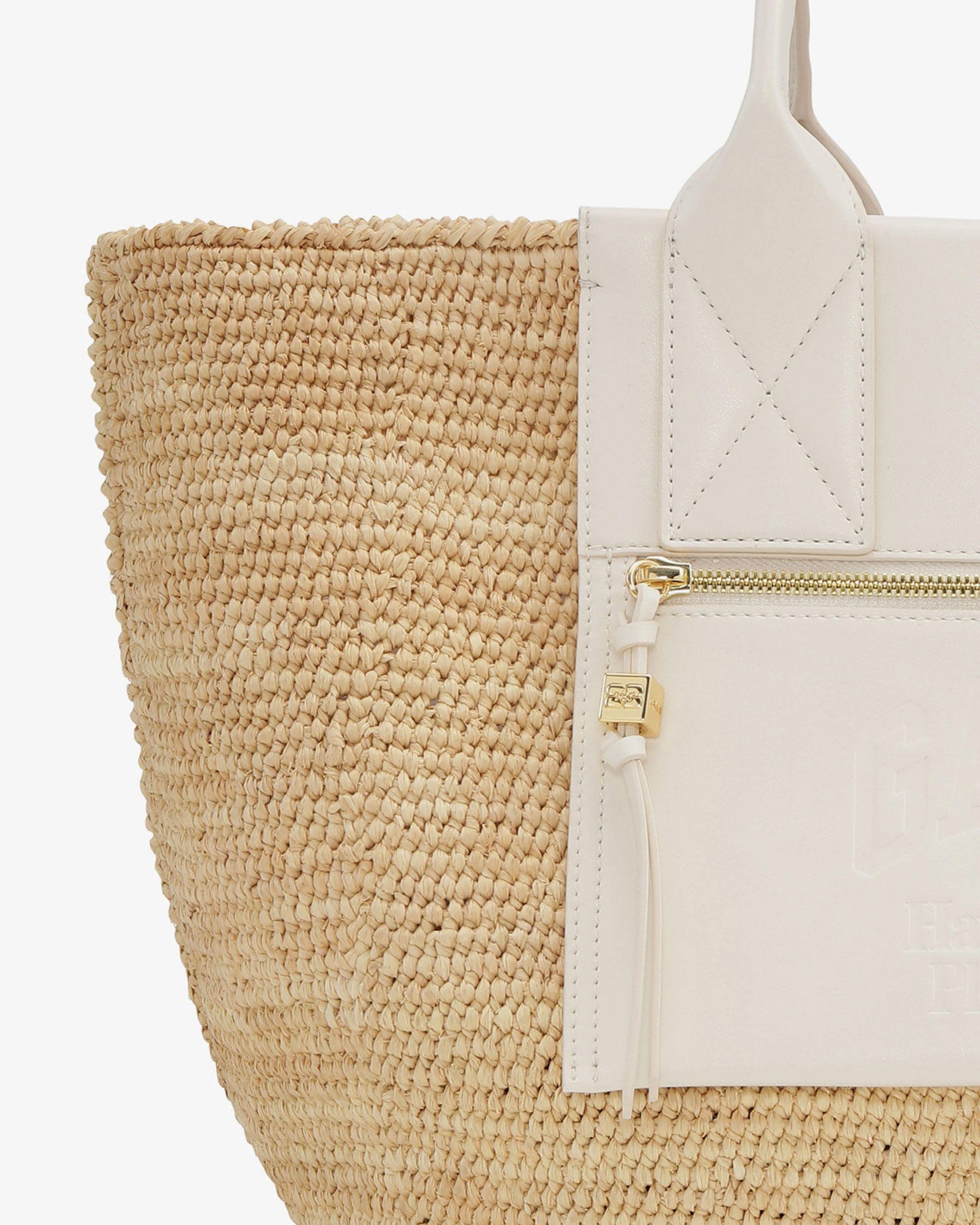 Bolso Ganni Easy Shopper Medium Raffia A6824 135 GANNI 