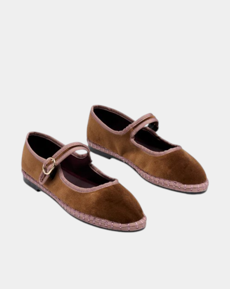 Bailarinas Mary Jane Balthasar BALTHASAR TEXLESS TERCIOPELO FLABELUS 