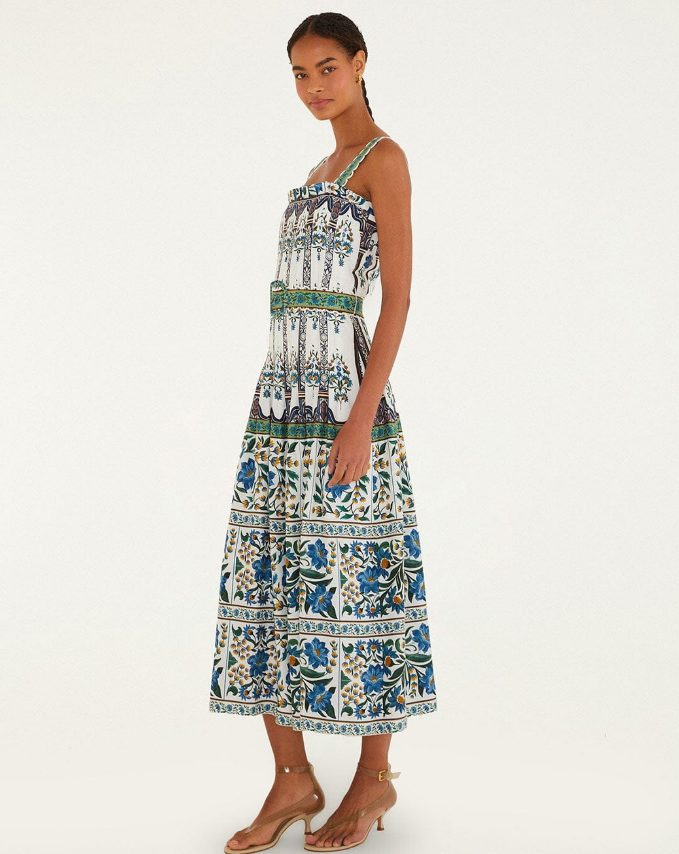 Vestido Farm Rio Manoela 347780 26060 MANOELA OFF-WHITE FARM RIO 