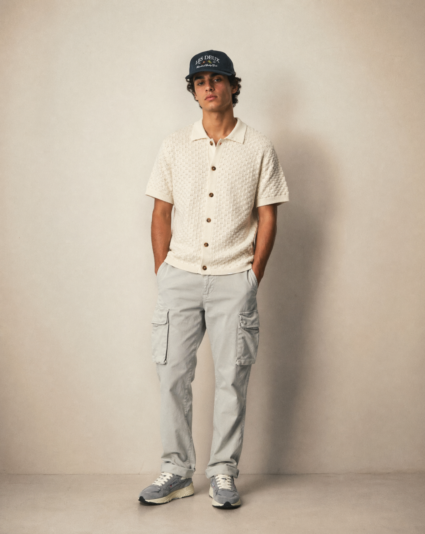 Gorra Les Deux Ivy League Organic Letterman Cap 1001794 460DARK NAVY LES DEUX 