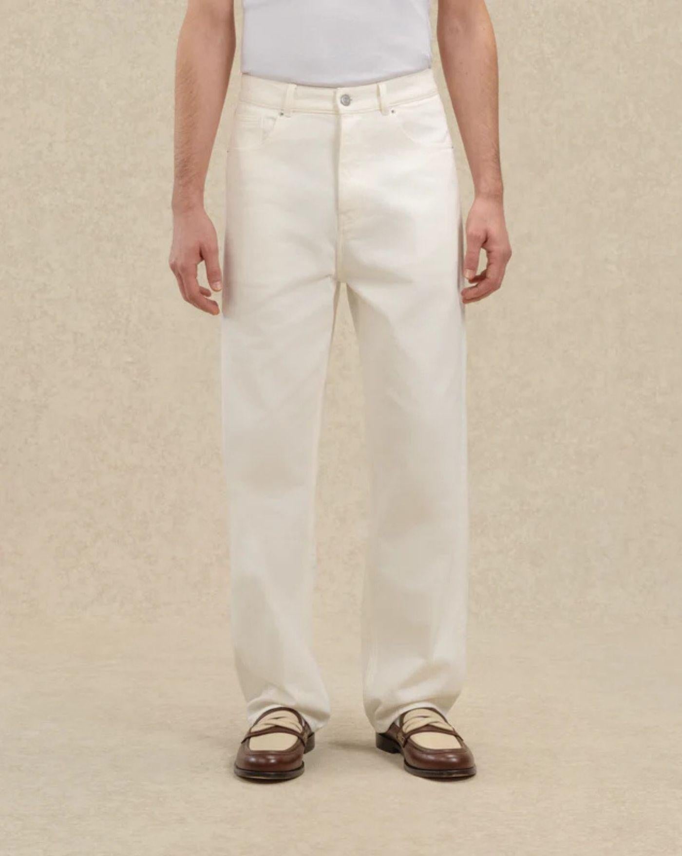 Pantalones Drole de Monsieur Jean Straight Off White BP199 CO285 OW DROLE DE MONSIEUR 