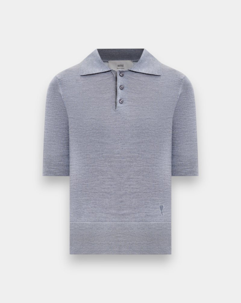 Polo Ami Paris Knitwear FPL412KN0066 050 AMI PARIS 
