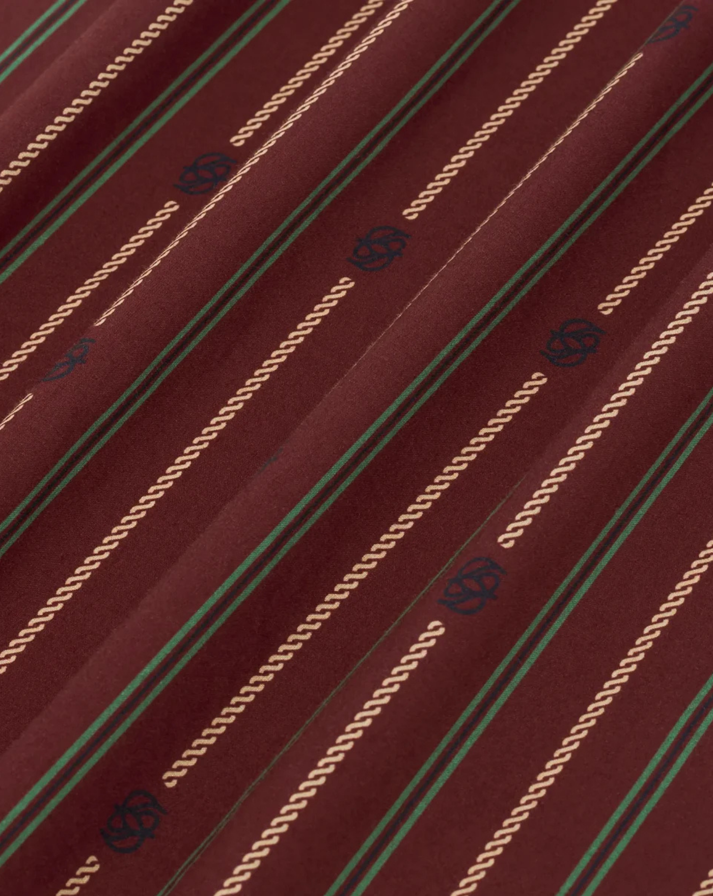 Pañuelo Drole de Monsieur Le Foulard Rayure Monogramme BA021 CO128 WN DROLE DE MONSIEUR 