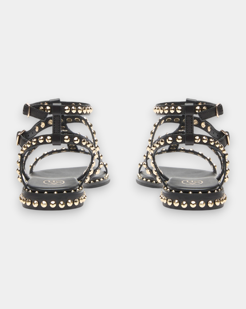 Sandalias Ash Precious SS26-M130289-009 BLACK/ARIEL GOLD ASH 