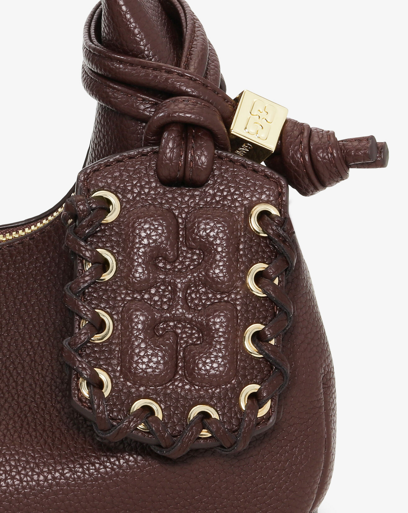 Bolso Ganni Hobo Mini grained A7102 979 GANNI 