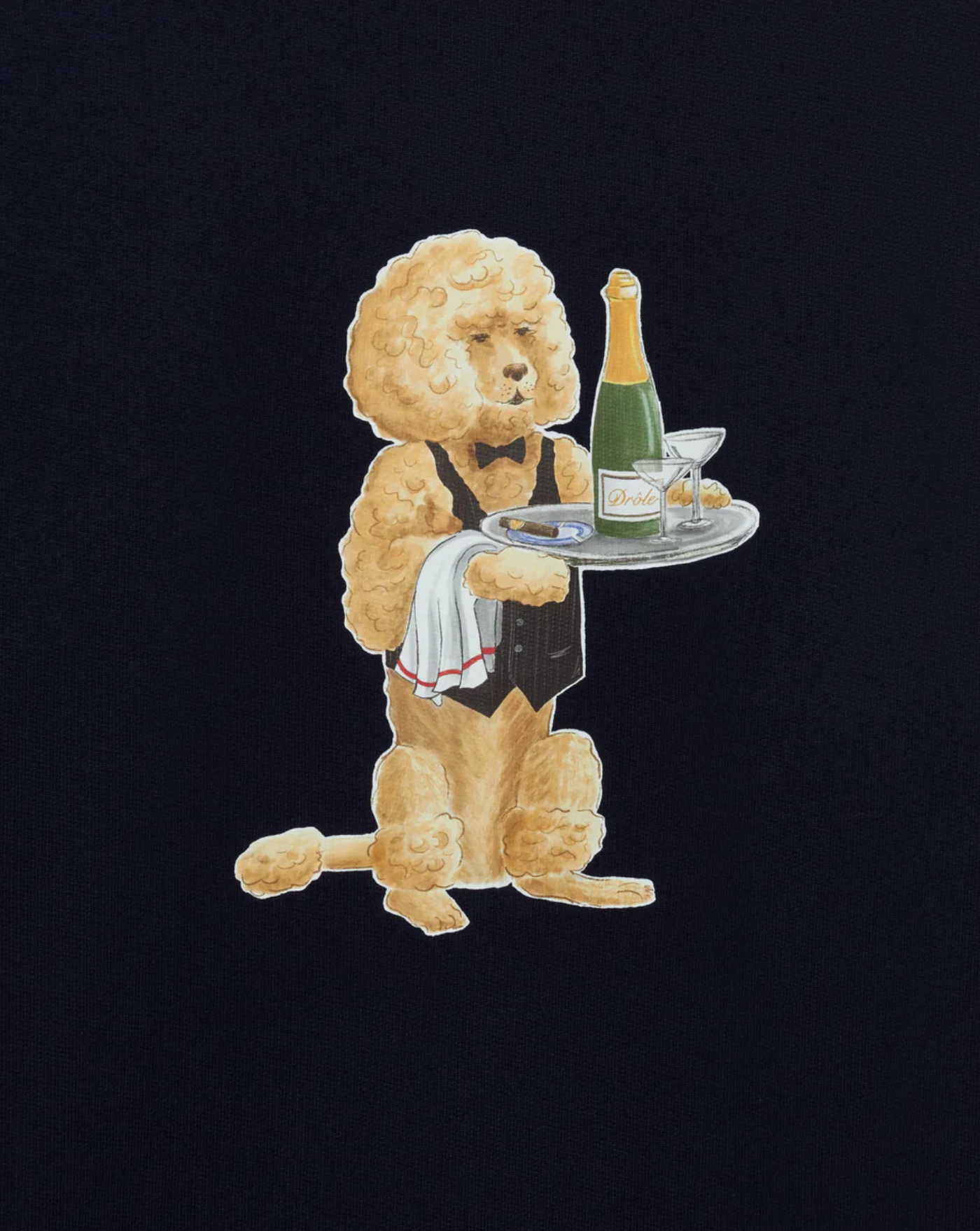 Sudadera Drole de Monsieur Le Sweatshirt Poodle SW182 CO127 NY DROLE DE MONSIEUR 
