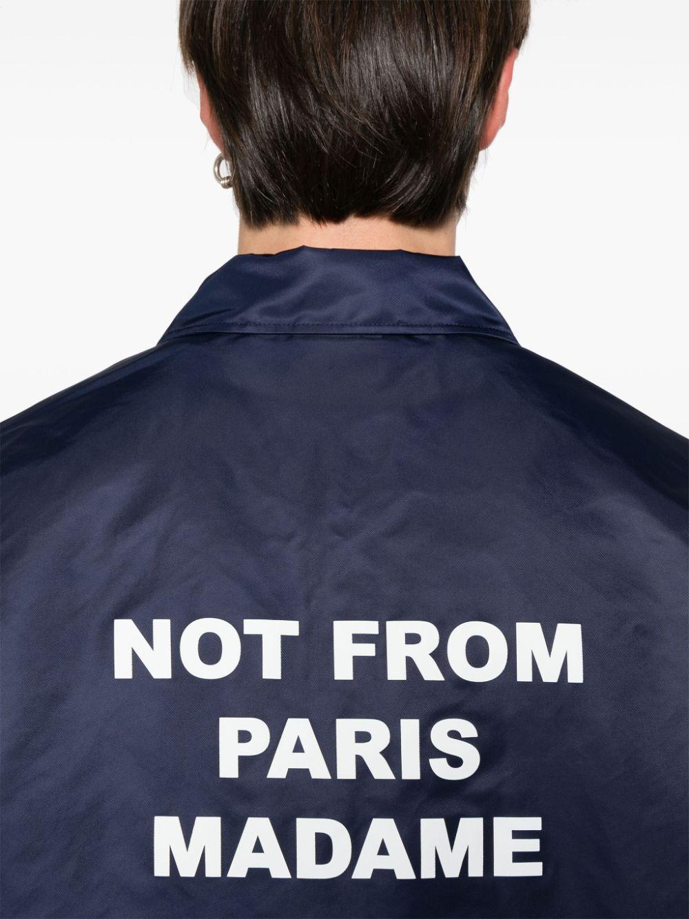 Sobrecamisa Drole de Monsieur La Veste Slogan JT183 PA014 NY DROLE DE MONSIEUR 