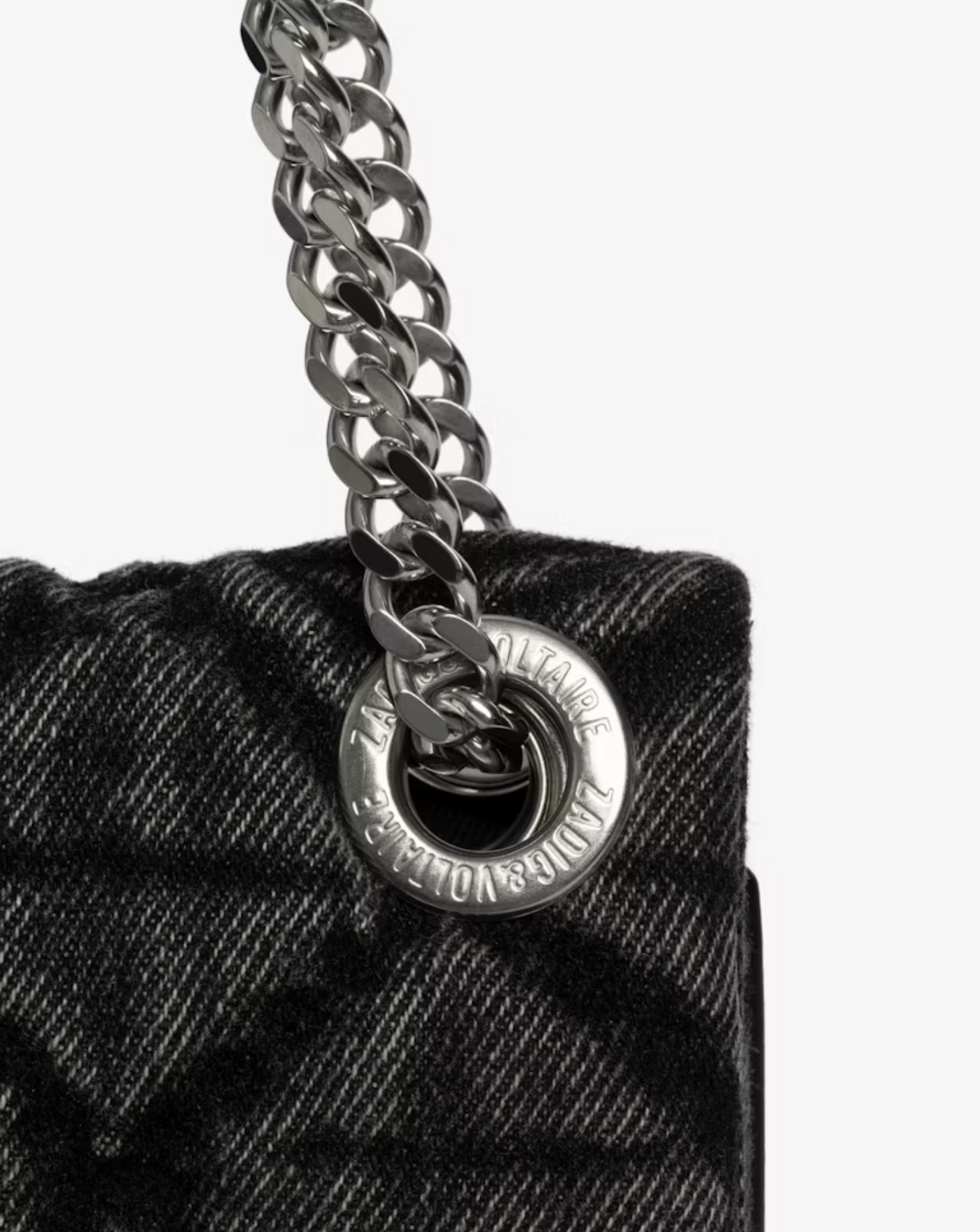 Bolso Zadig & Voltaire Rocky II Denim Monogram LWBA04079 098 ZADIG & VOLTAIRE 