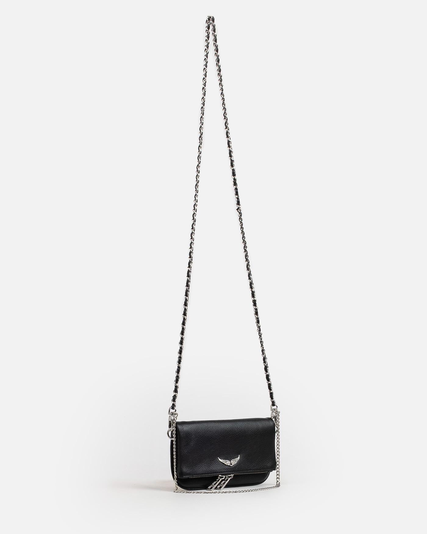 Bolso Zadig & Voltaire Rock Nano Grained Leather LWBA00006 NOIR 001 ZADIG & VOLTAIRE 