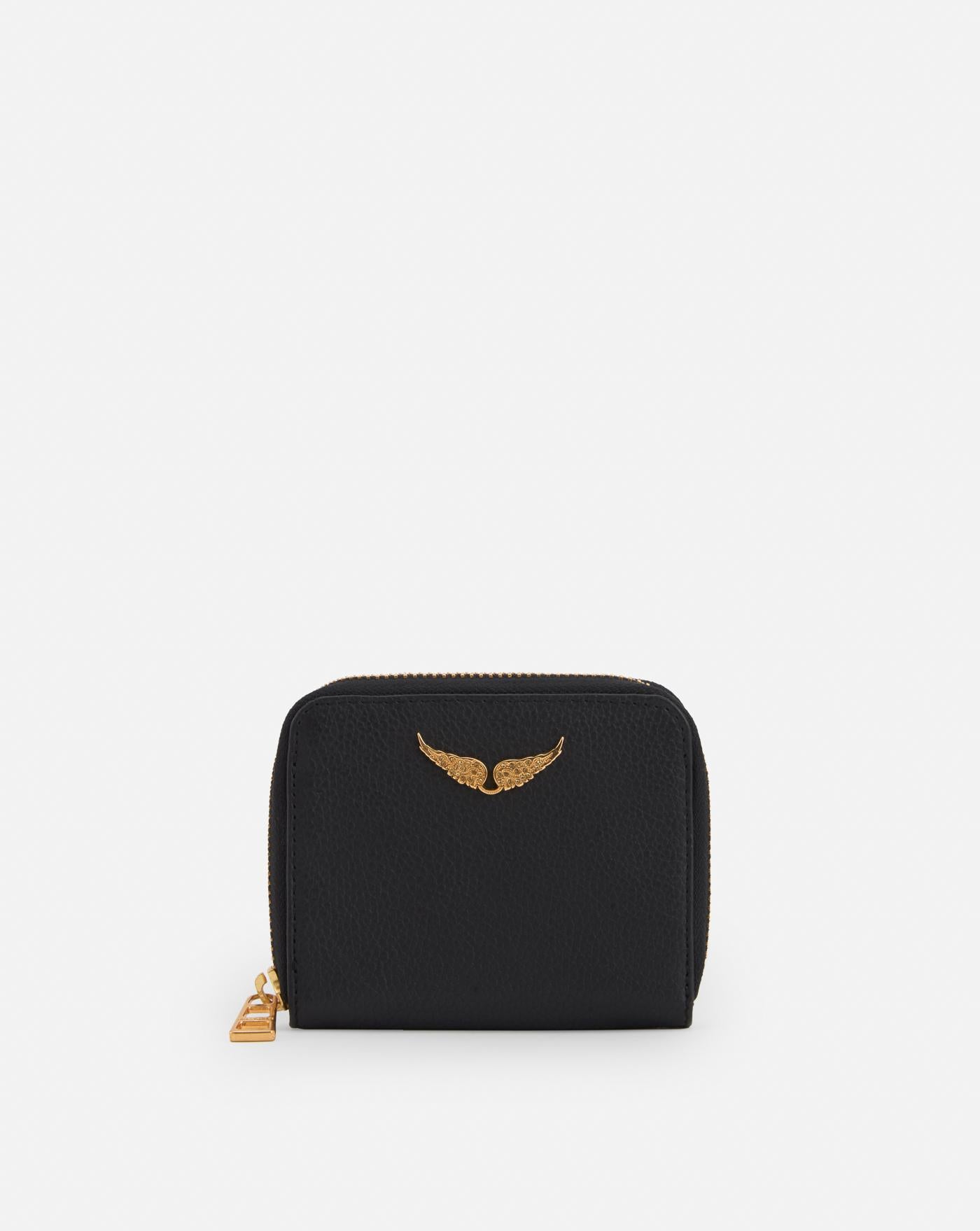 Cartera Zadig & Voltaire Mini Zv Grained Leather LWSG00004 NOIR GOLD ZADIG & VOLTAIRE 