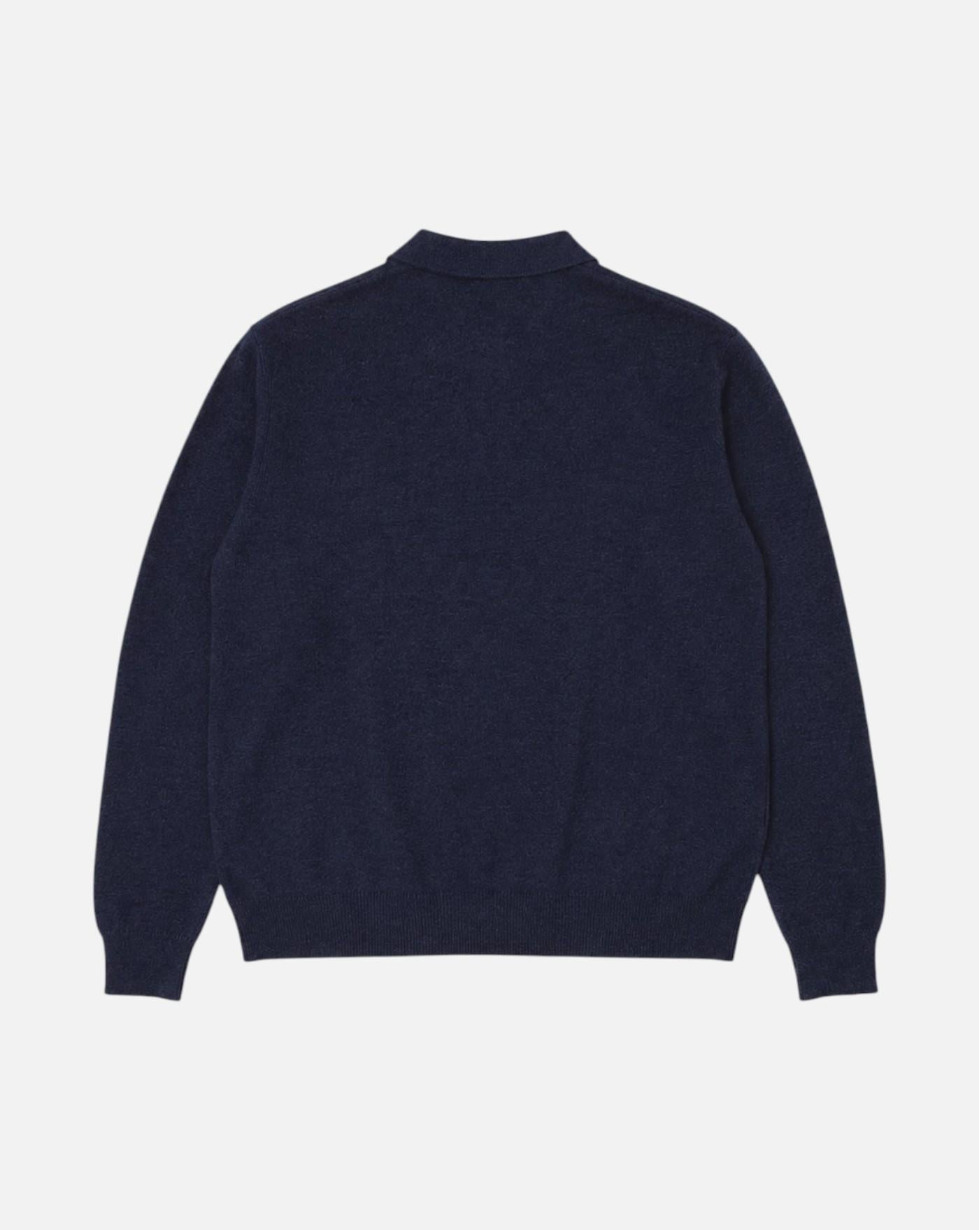 Polo Edmmond Wool 3266003590 PLAIN NAVY EDMMOND 