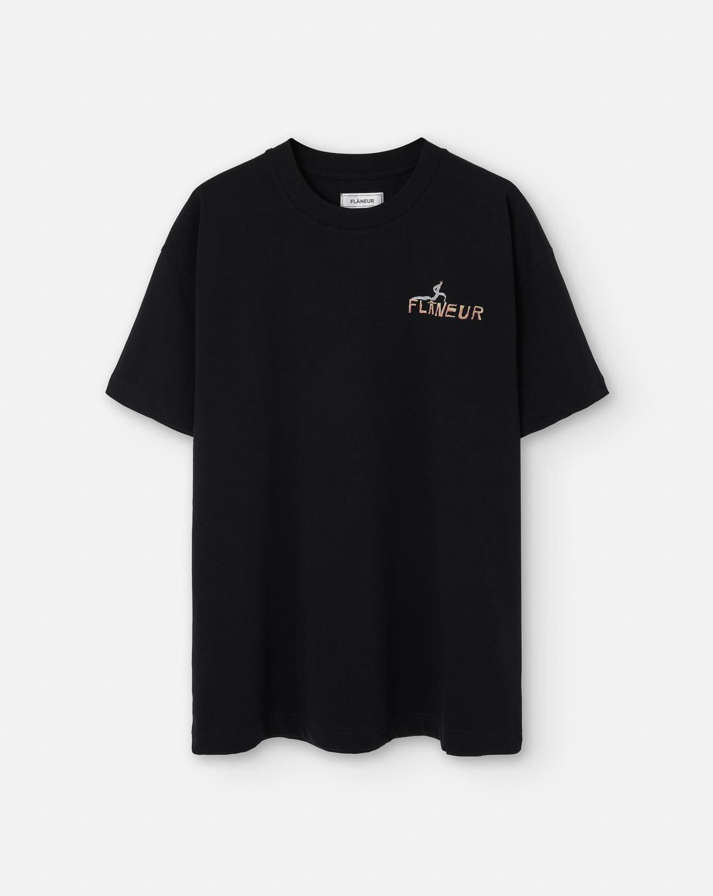 Camiseta Flâneur Passage of Time F15028 BLACK FLANEUR 