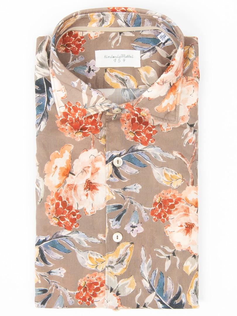 Camisa Tintoria Mattei Estampado 1TUXNJWFQ2 25 TINTORIA MATTEI 