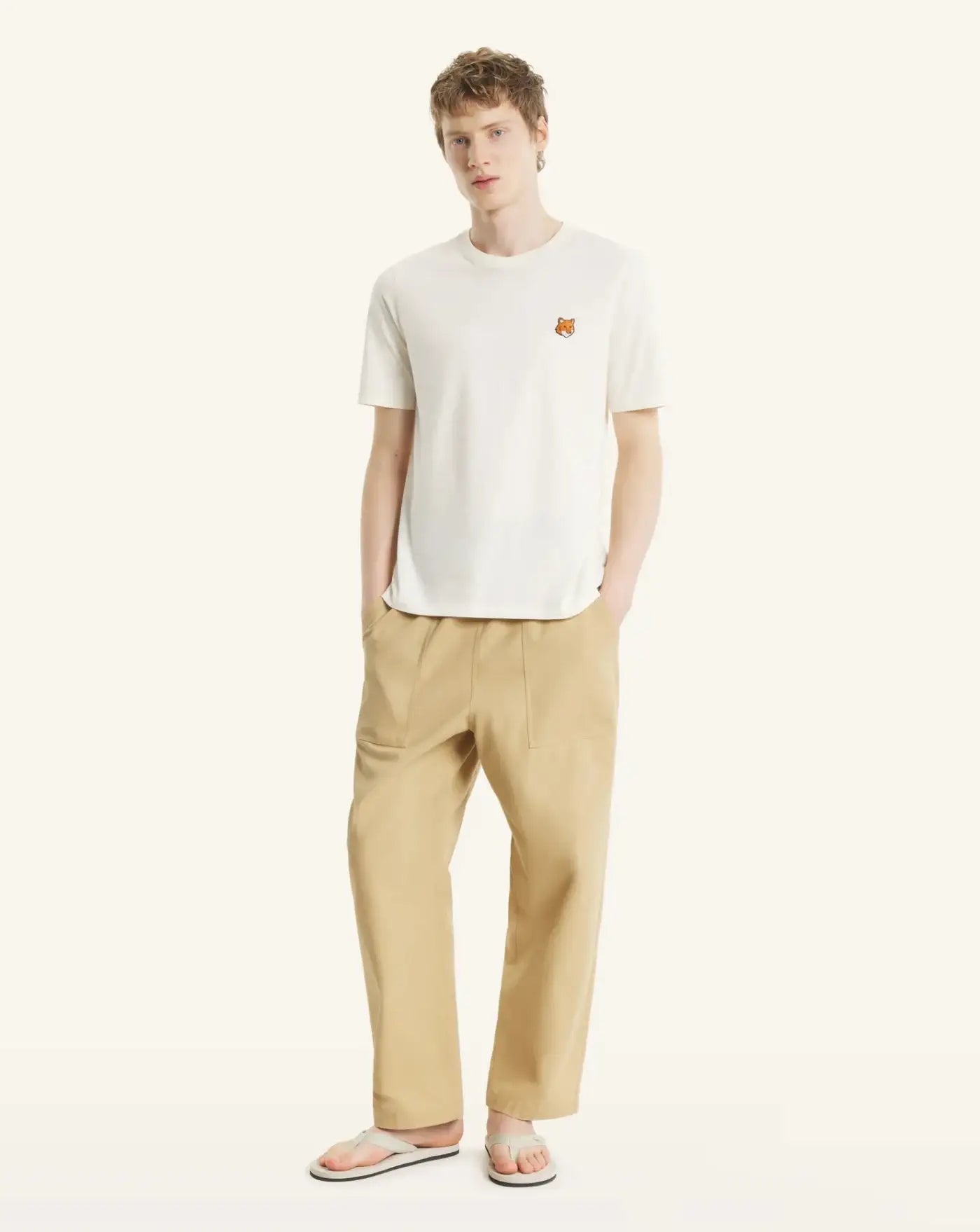 Camiseta Maison Kitsune Fox Head PM00107KJ7026 0063 MAISON KITSUNE 