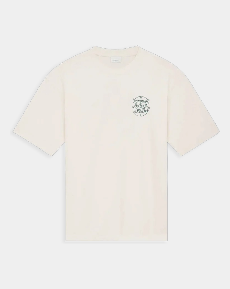 Camiseta Drôle de Monsieur Slogan Tresses TS259 CO134 OW DROLE DE MONSIEUR 