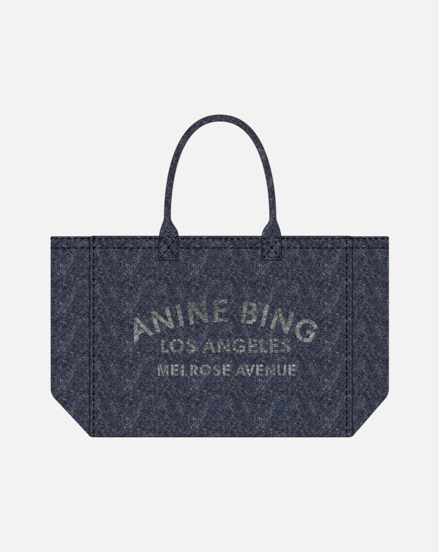 Bolso Anine Bing LEO DENIM TOTE - INK BLUE A1312677WHD93 INK BLUE ANINE BING 