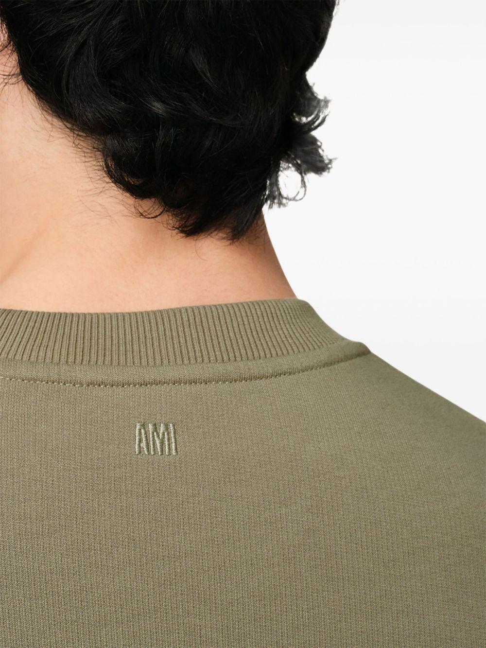 Sudadera Ami Paris Off White Ami de Coeur HSW060 730375 AMI PARIS 