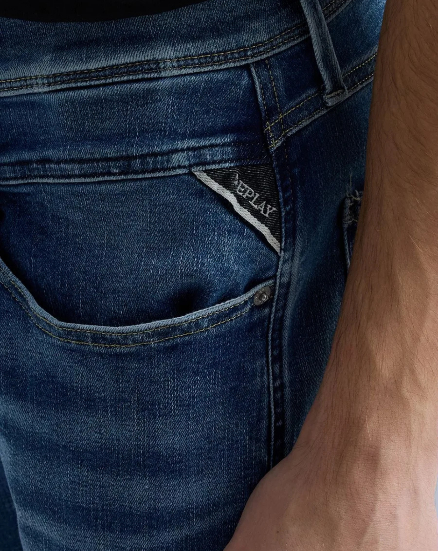 Denim Replay Anbass Hyperflex M914Y032661990 009 REPLAY 