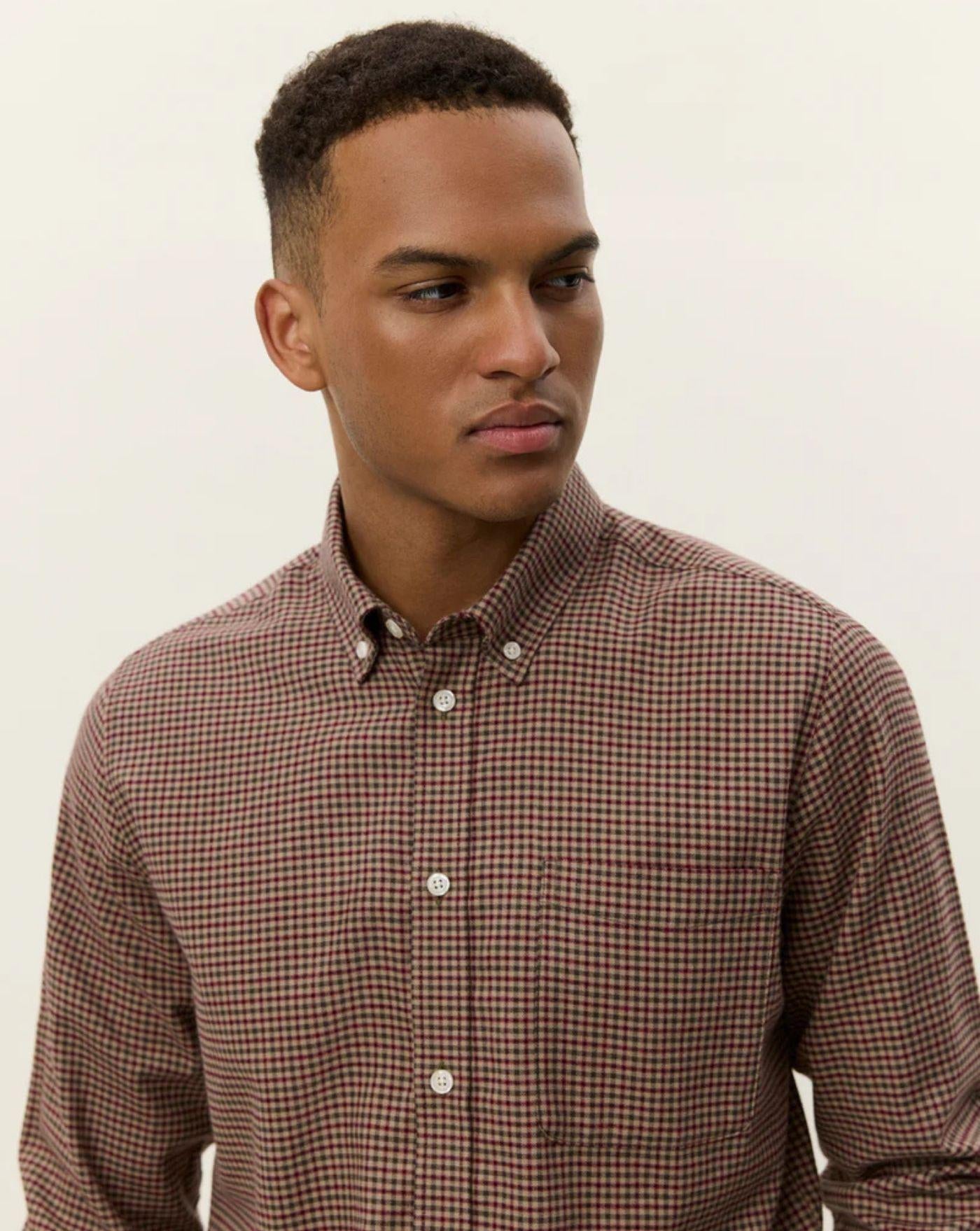 Camisa Les Deux Konrad Check Flannel Shirt 1000577 826 LES DEUX 