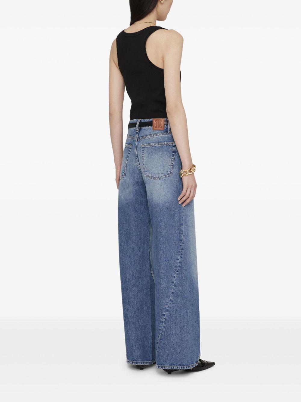 Top Anine Bing Alexia A0810316 BLACK ANINE BING 