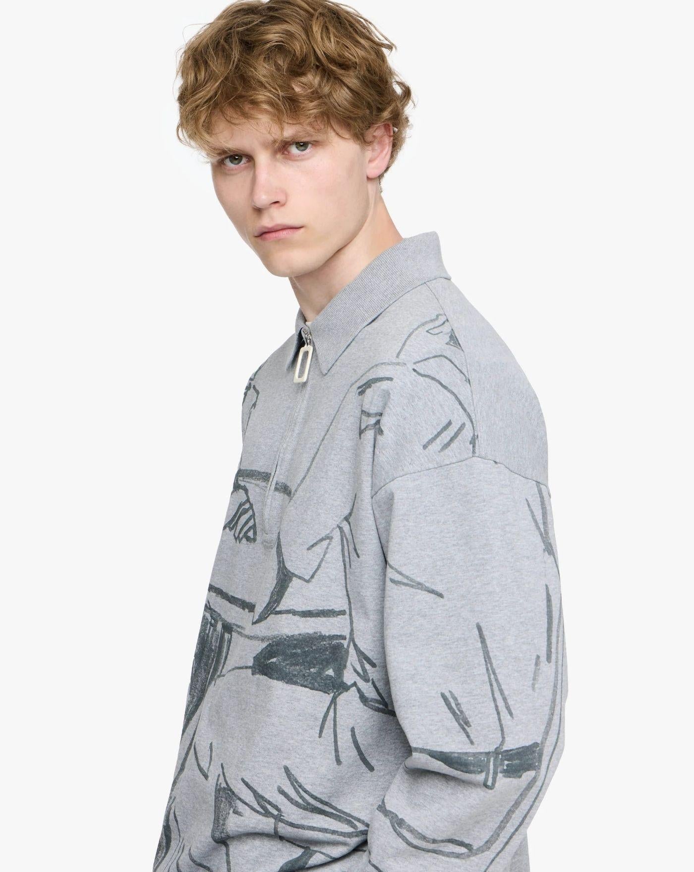 Polo Jw Anderson Printed Rugby JO0274PG1755 945 JW ANDERSON 