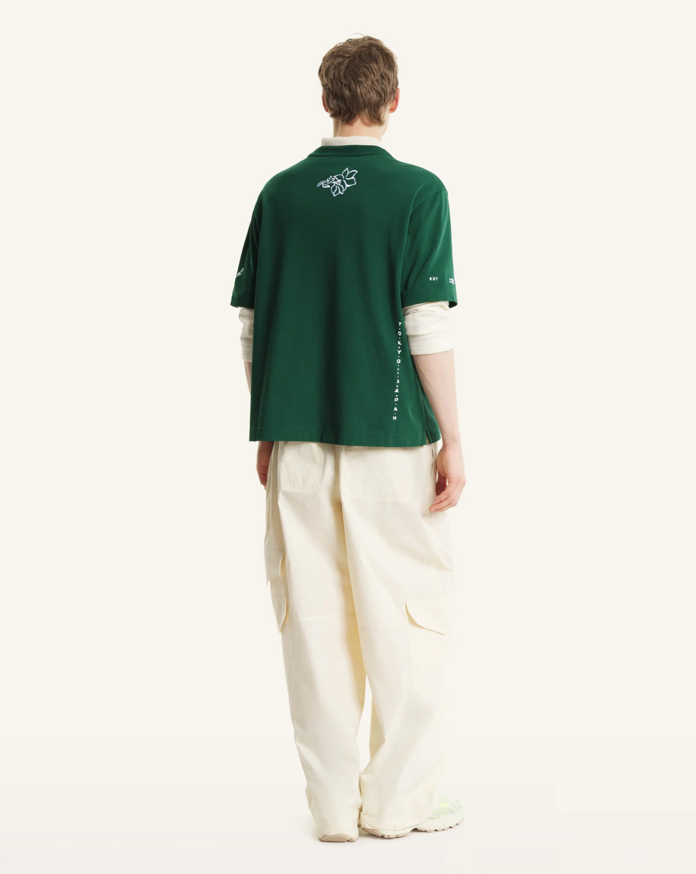 Camiseta Maison Kitsune Art Nouveau Stamps QM00107KJ0119 P399 MAISON KITSUNE 
