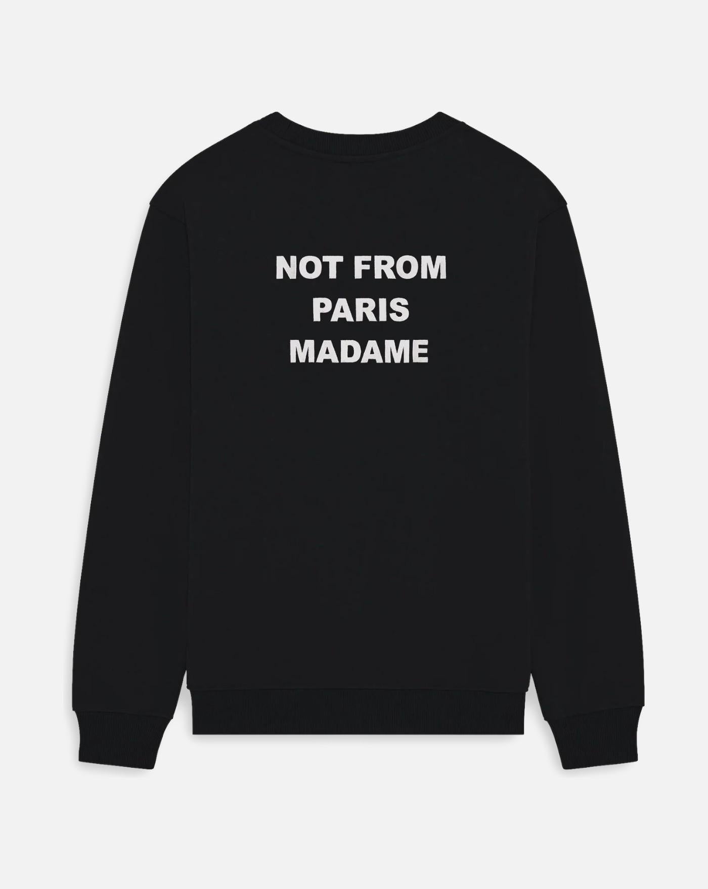 Sudadera Drole de Monsieur Bold Slogan Sweatshirt<BR/> SW149 CO127 BL DROLE DE MONSIEUR 
