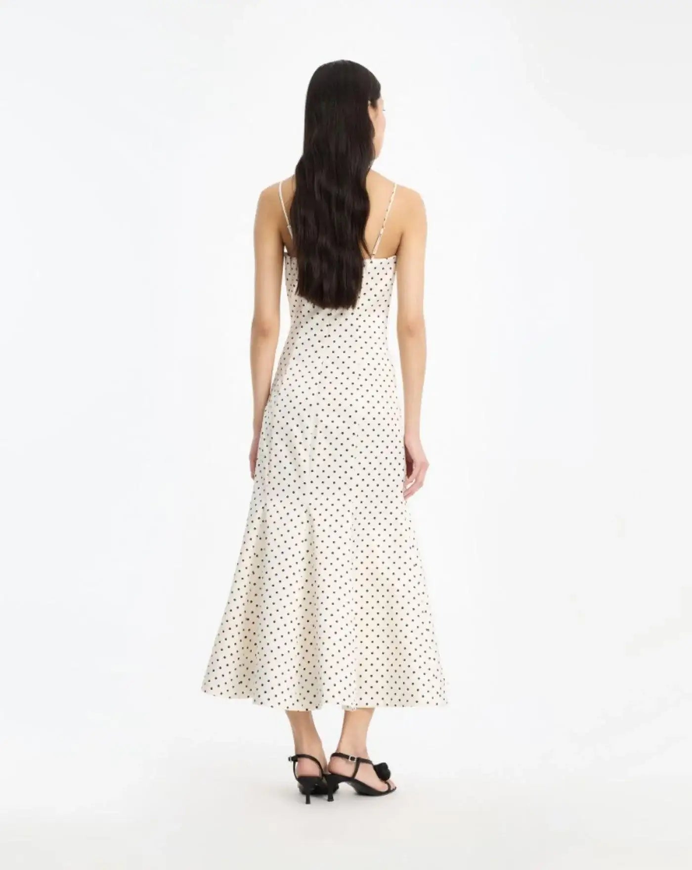 Vestido Rotate Polka Dot Midi Dress 116524803 803 DOT AOP ROTATE 