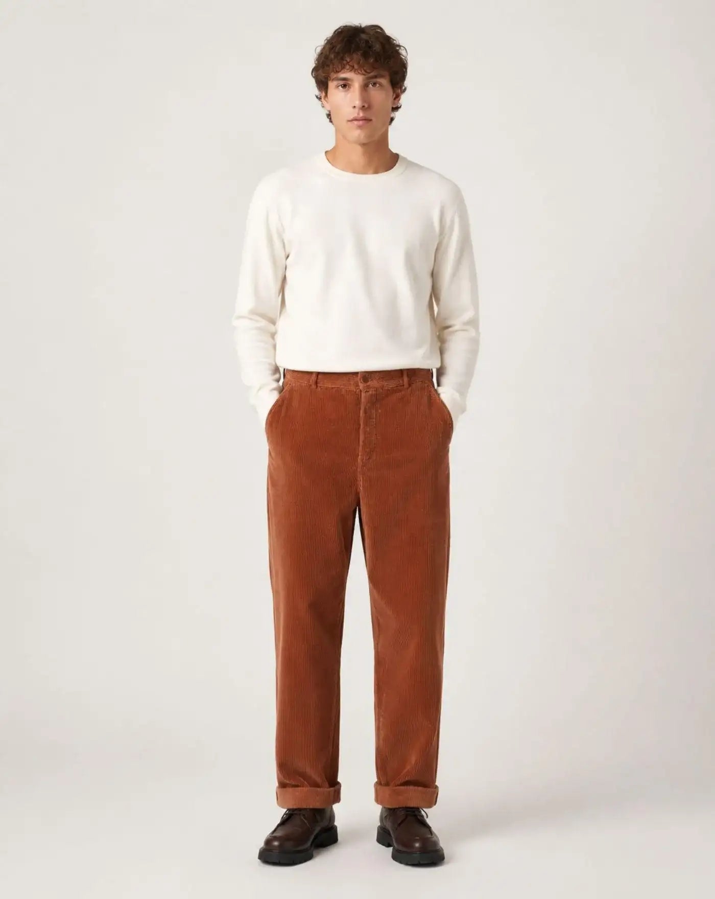 Pantalones Edmmond Jorge Pant 326-50-03750 PLAIN BROWN EDMMOND 
