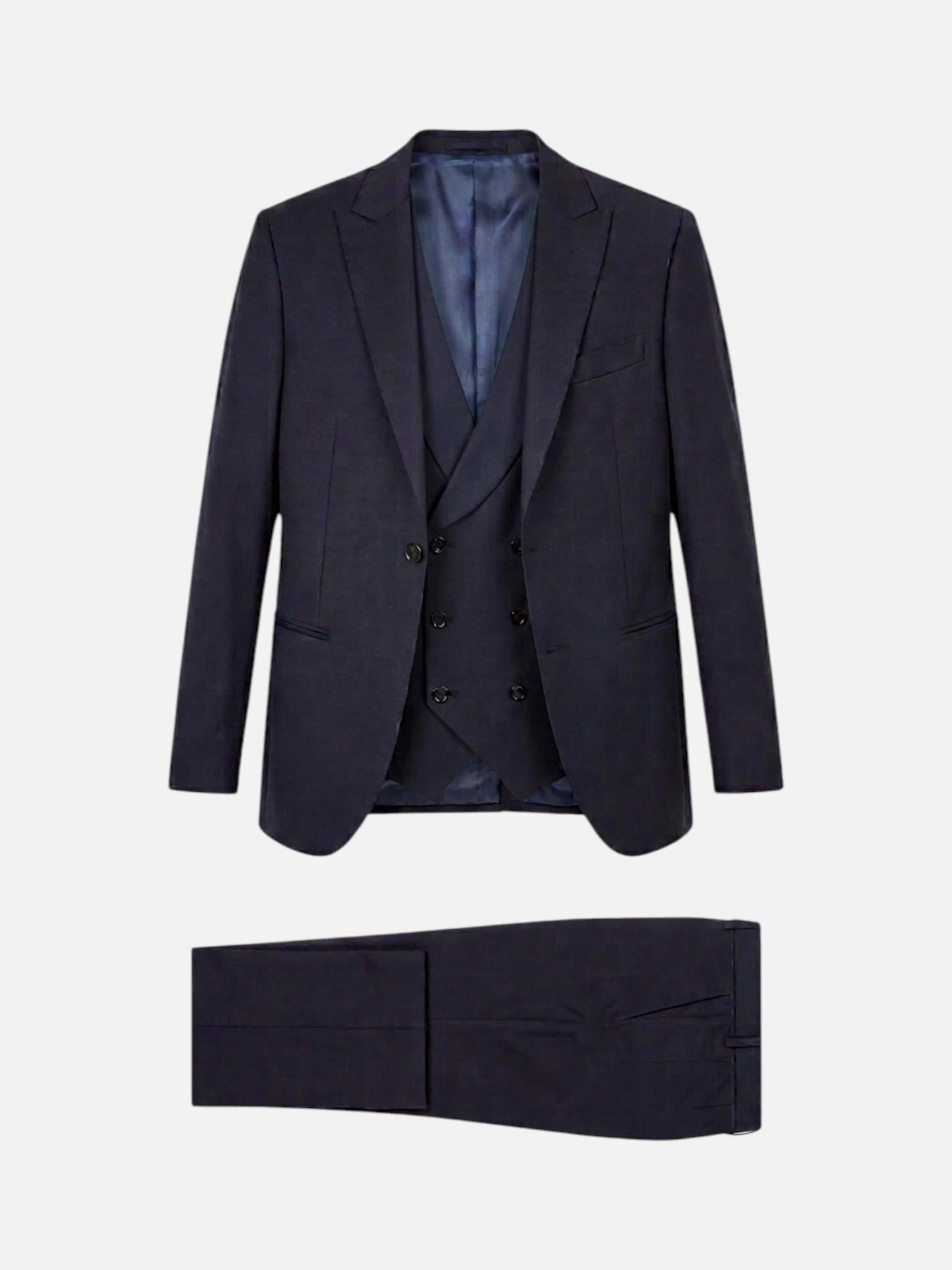 Traje L.B.M. 53314/02.3438/1380 NAVY LUIGI BIANCHI MANTOVA 