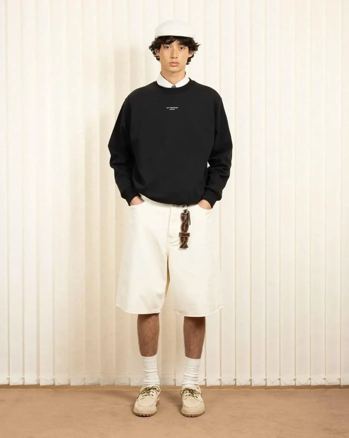 Sudadera Drole de Monsieur Classic Slogan Sweatshirt SW148 CO127 BL DROLE DE MONSIEUR 