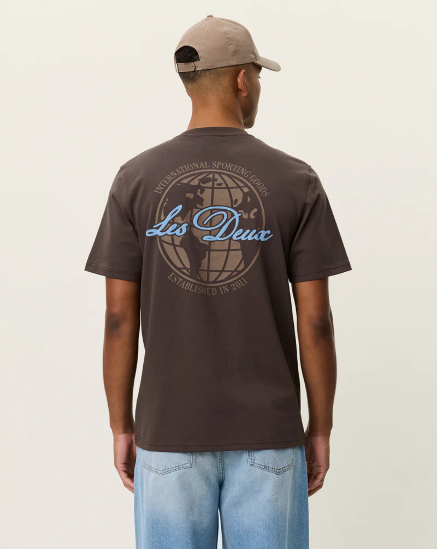 Camiseta Les Deux Ben Globe T-Shirt 1001476 962 LES DEUX 
