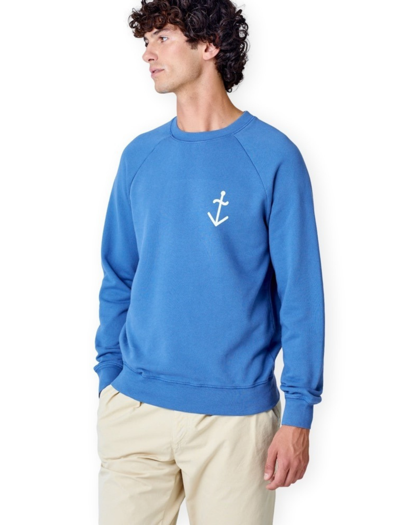 Sudadera La Paz Cunha Indigo SS260080210 INDIGO/OFF-WHITE LOGO LA PAZ 