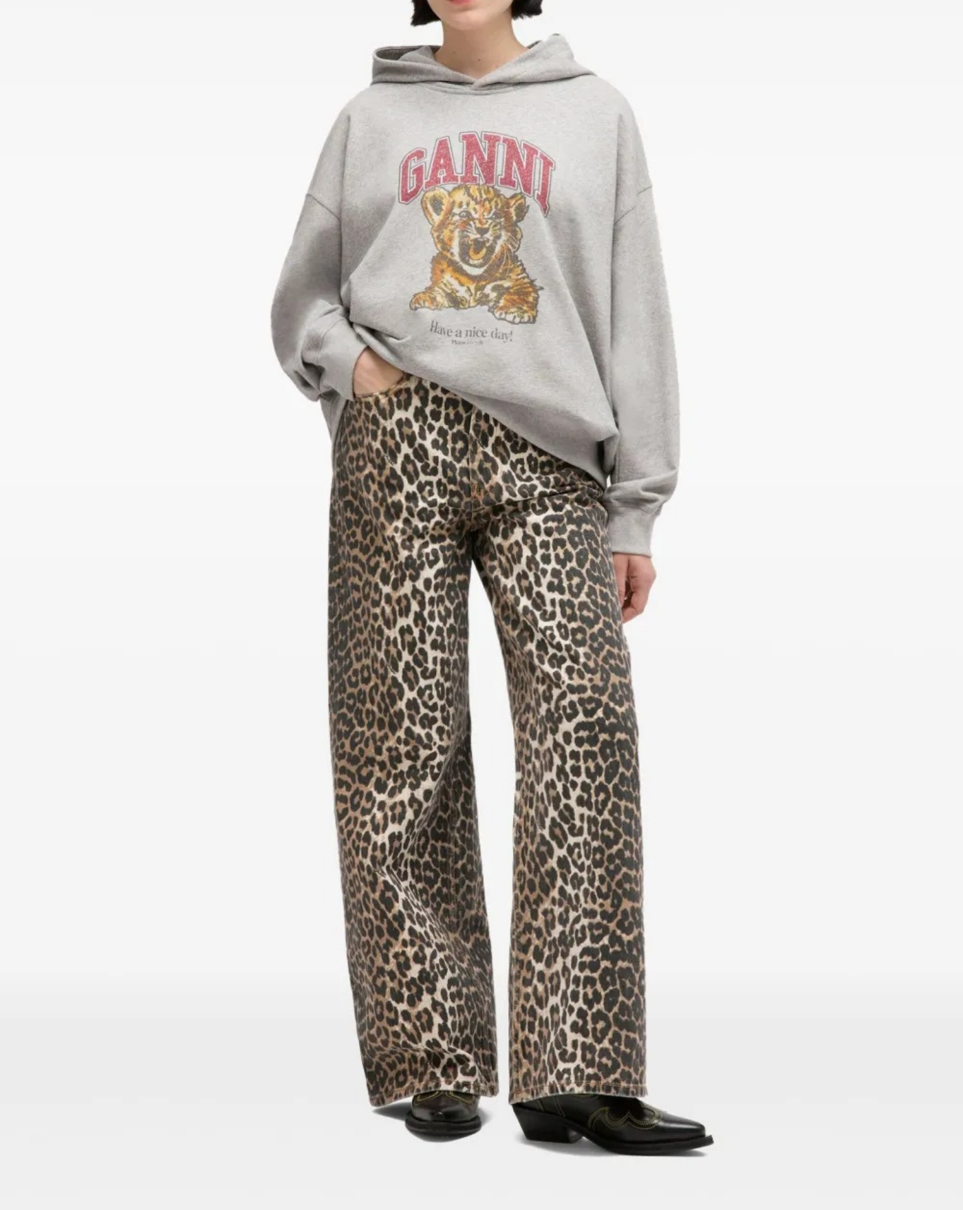 Sudadera Ganni Baby Tiger A1060024 920 GANNI 