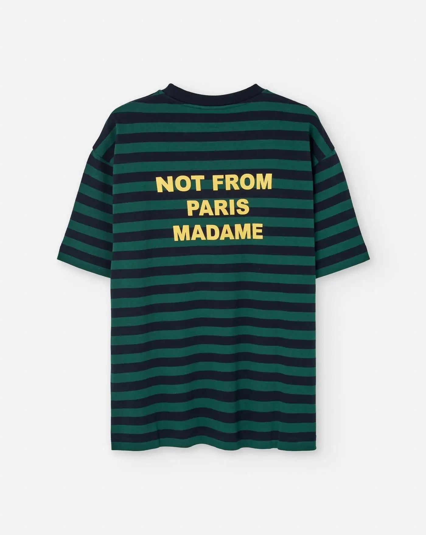 Camiseta Drole de Monsieur Le T-shirt Slogan Rayè TS224 CO135 NAVY DROLE DE MONSIEUR 