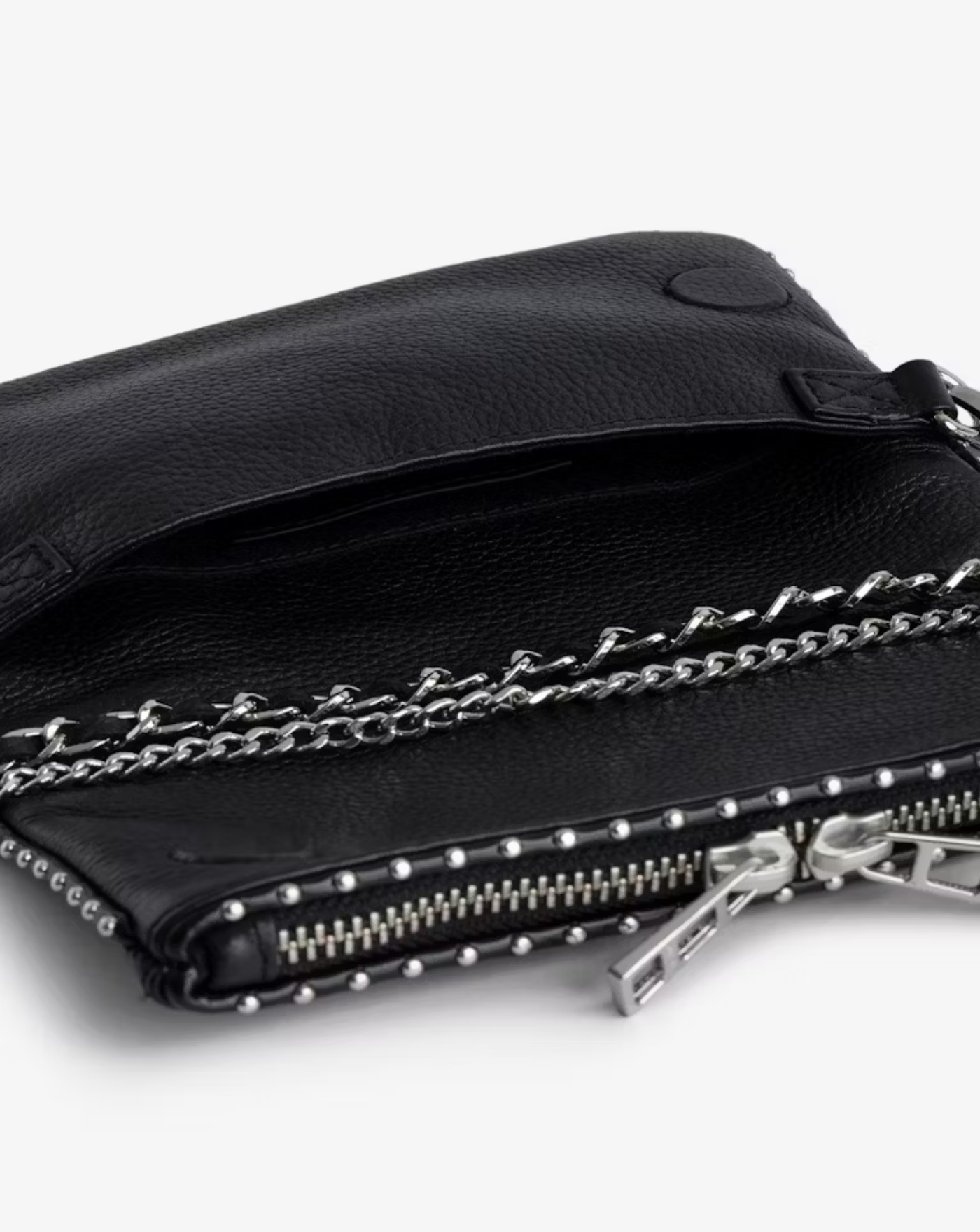 Bolso Zadig & Voltaire Rock Nano Grained Leath Studs LWBA03977 BLACK 011 ZADIG & VOLTAIRE 