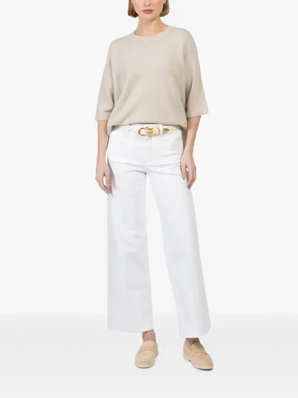Denim Frame Le Slim Palazzo LSPIP238 WHT FRAME 